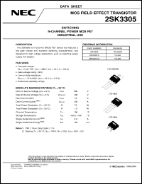 datasheet for 2SK3305 by NEC Electronics Inc.