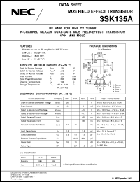 datasheet for 3SK135A-T1 by NEC Electronics Inc.