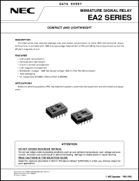 datasheet for EA2-12 by NEC Electronics Inc.