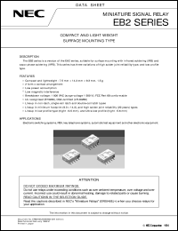 datasheet for EB2-12S by NEC Electronics Inc.