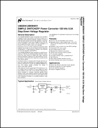 datasheet for LM2594HVM-5.0 by 