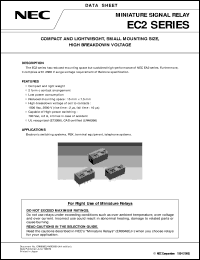 datasheet for EC2-12 by NEC Electronics Inc.