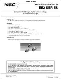 datasheet for EE2-3S by NEC Electronics Inc.