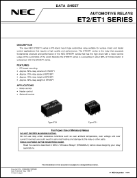 datasheet for ET1-B3M1 by NEC Electronics Inc.