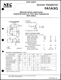 datasheet for FA1A3Q-T1B by NEC Electronics Inc.