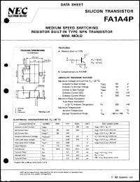 datasheet for FA1A4P-L by NEC Electronics Inc.