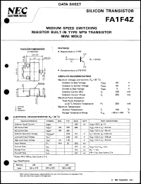 datasheet for FA1F4Z-L by NEC Electronics Inc.