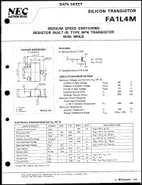 datasheet for FA1L4M-L by NEC Electronics Inc.