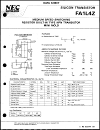 datasheet for FA1L4Z-L by NEC Electronics Inc.