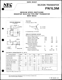 datasheet for FN1L3M-T2B by NEC Electronics Inc.