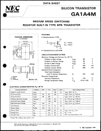 datasheet for GA1A4M by NEC Electronics Inc.