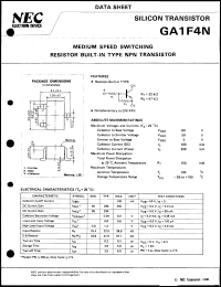 datasheet for GA1F4N by NEC Electronics Inc.