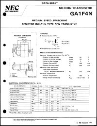 datasheet for GA1F4N-T2 by NEC Electronics Inc.