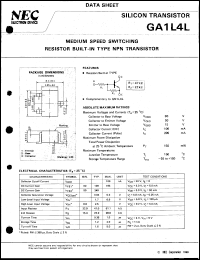 datasheet for GA1L4L by NEC Electronics Inc.