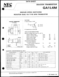 datasheet for GA1L4M-T1 by NEC Electronics Inc.