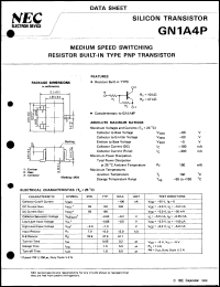 datasheet for GN1A4P by NEC Electronics Inc.