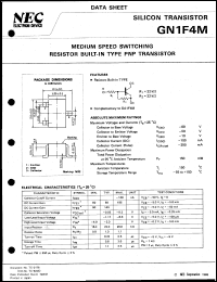 datasheet for GN1F4M-T2 by NEC Electronics Inc.