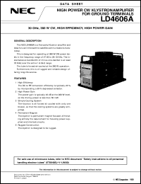 datasheet for LD4606A by NEC Electronics Inc.