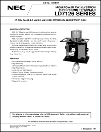 datasheet for LD7126SERIES by NEC Electronics Inc.