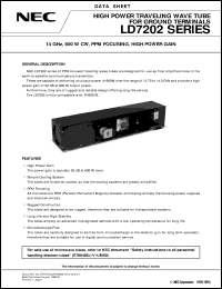 datasheet for LD7202A by NEC Electronics Inc.