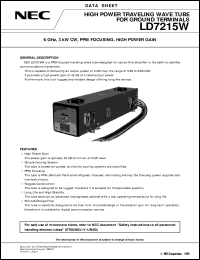 datasheet for LD7215W by NEC Electronics Inc.