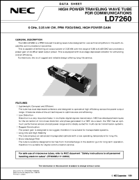 datasheet for LD7260 by NEC Electronics Inc.