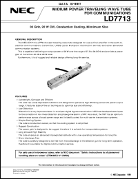 datasheet for LD7713 by NEC Electronics Inc.