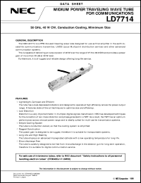 datasheet for LD7714 by NEC Electronics Inc.