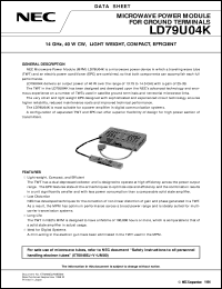 datasheet for LD79U04K by NEC Electronics Inc.