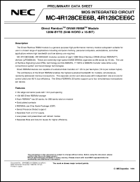 datasheet for MC-4R128CEE6B-653 by NEC Electronics Inc.