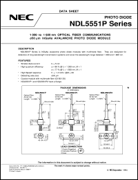 datasheet for NDL5551P2 by NEC Electronics Inc.