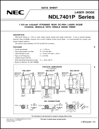 datasheet for NDL7401P by NEC Electronics Inc.