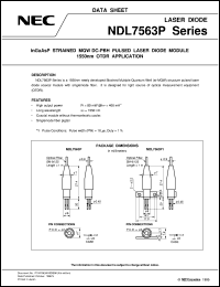 datasheet for NDL7563P by NEC Electronics Inc.