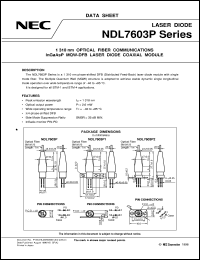 datasheet for NDL7603P1 by NEC Electronics Inc.