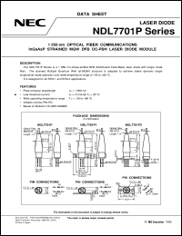 datasheet for NDL7701P by NEC Electronics Inc.