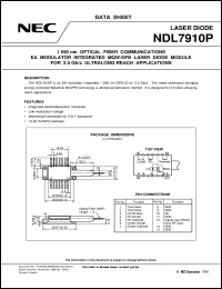 datasheet for NDL7910PC by NEC Electronics Inc.