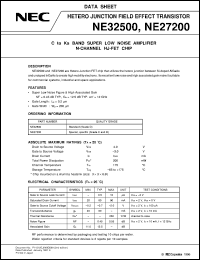 datasheet for NE32500 by NEC Electronics Inc.