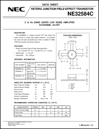 datasheet for NE32584C-SL by NEC Electronics Inc.