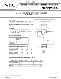 datasheet for NE33284A by NEC Electronics Inc.