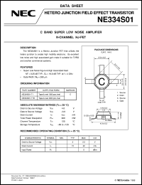 datasheet for NE334S01-T1 by NEC Electronics Inc.