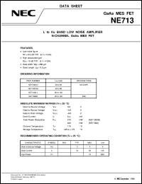 datasheet for NE71300-L by NEC Electronics Inc.