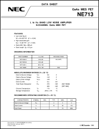 datasheet for NE71300-M by NEC Electronics Inc.