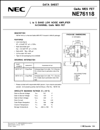 datasheet for NE76118 by NEC Electronics Inc.