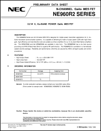 datasheet for NE961R200 by NEC Electronics Inc.