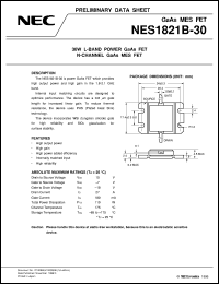 datasheet for NES1821B-30 by NEC Electronics Inc.