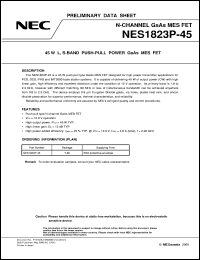 datasheet for NES1823P-45 by NEC Electronics Inc.