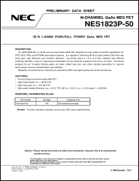 datasheet for NES1823P-50 by NEC Electronics Inc.