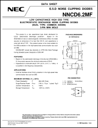 datasheet for NNCD6.2MF-T1 by NEC Electronics Inc.