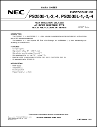 datasheet for PS2505-1 by NEC Electronics Inc.