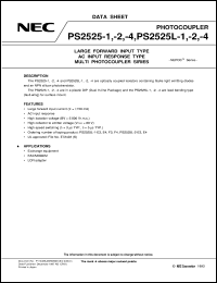 datasheet for PS2525 by NEC Electronics Inc.